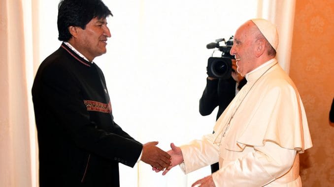 Evo y el Papa