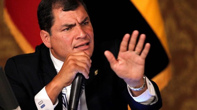 Rafael Correa, Ecuador