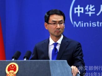 Geng Shuang, vocero del Ministerio de Relaciones Exteriores