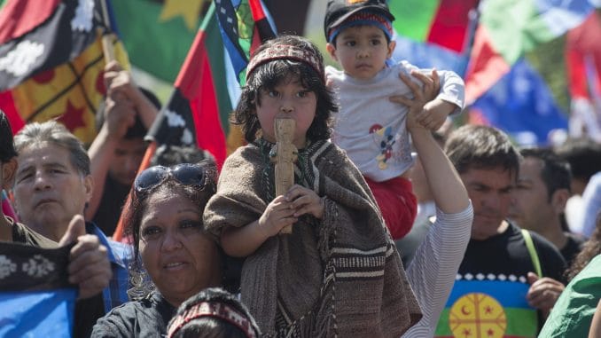 Marcha por la resistencia mapuche 10-10-2016