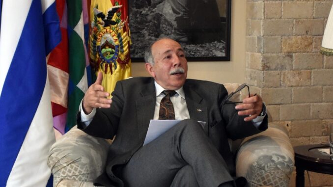 Danilo Sánchez, embajador de Cuba en Bolivia