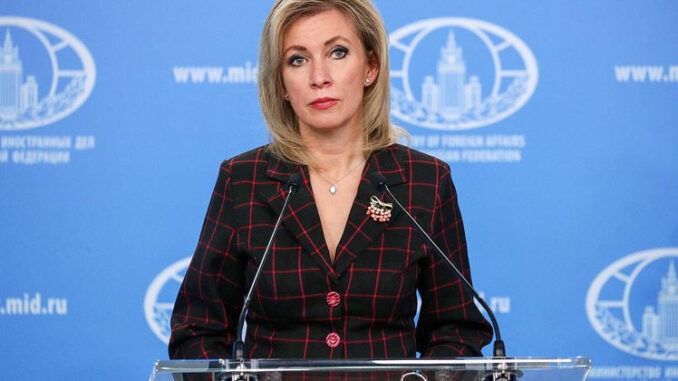 Russian Foreign Ministry Spokeswoman Zakharova gives press briefing
