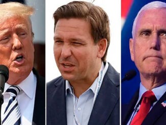 Trump DeSantis y Pence