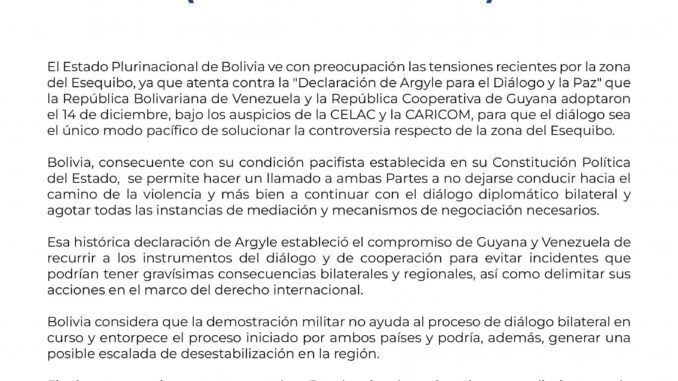 comunicado