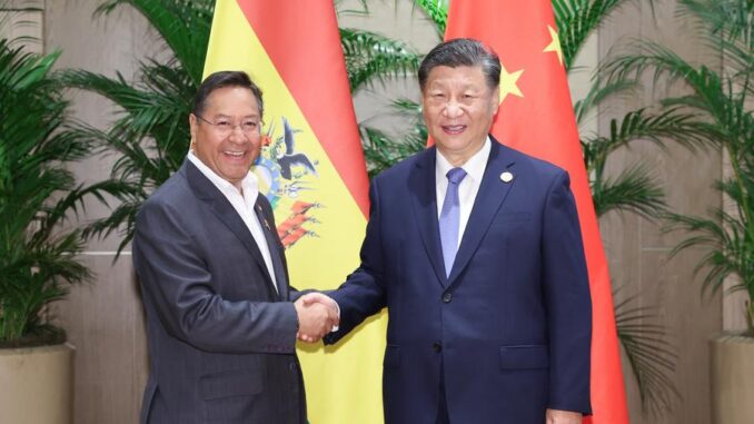 BRASIL-RIO DE JANEIRO-CHINA-XI JINPING-BOLIVIA-PRESIDENTE-REUNION